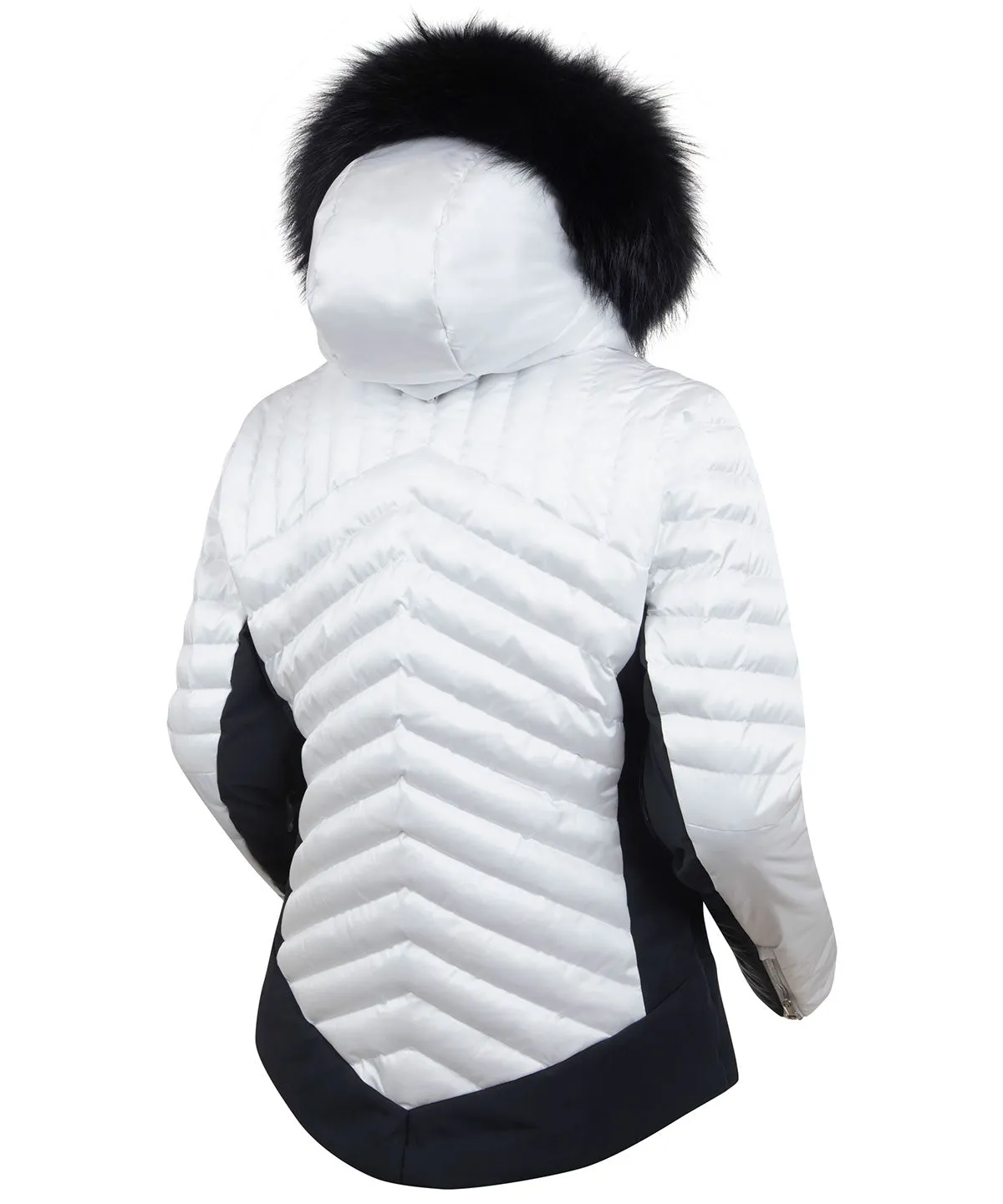 Women's Kendall Waterproof Quilted Jacket with Removable Fur Hood