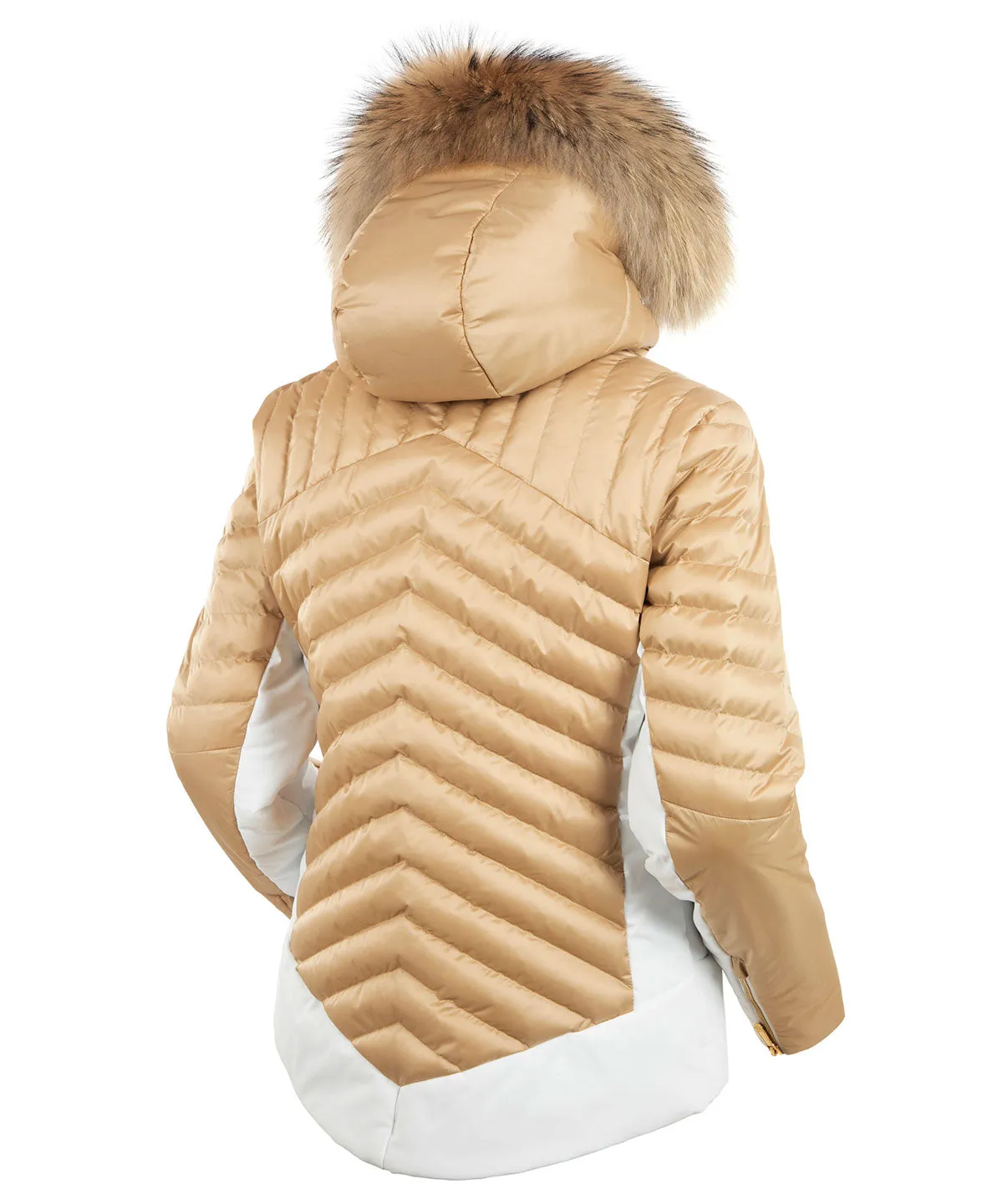 Women's Kendall Waterproof Quilted Jacket with Removable Fur Hood