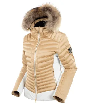 Women's Kendall Waterproof Quilted Jacket with Removable Fur Hood