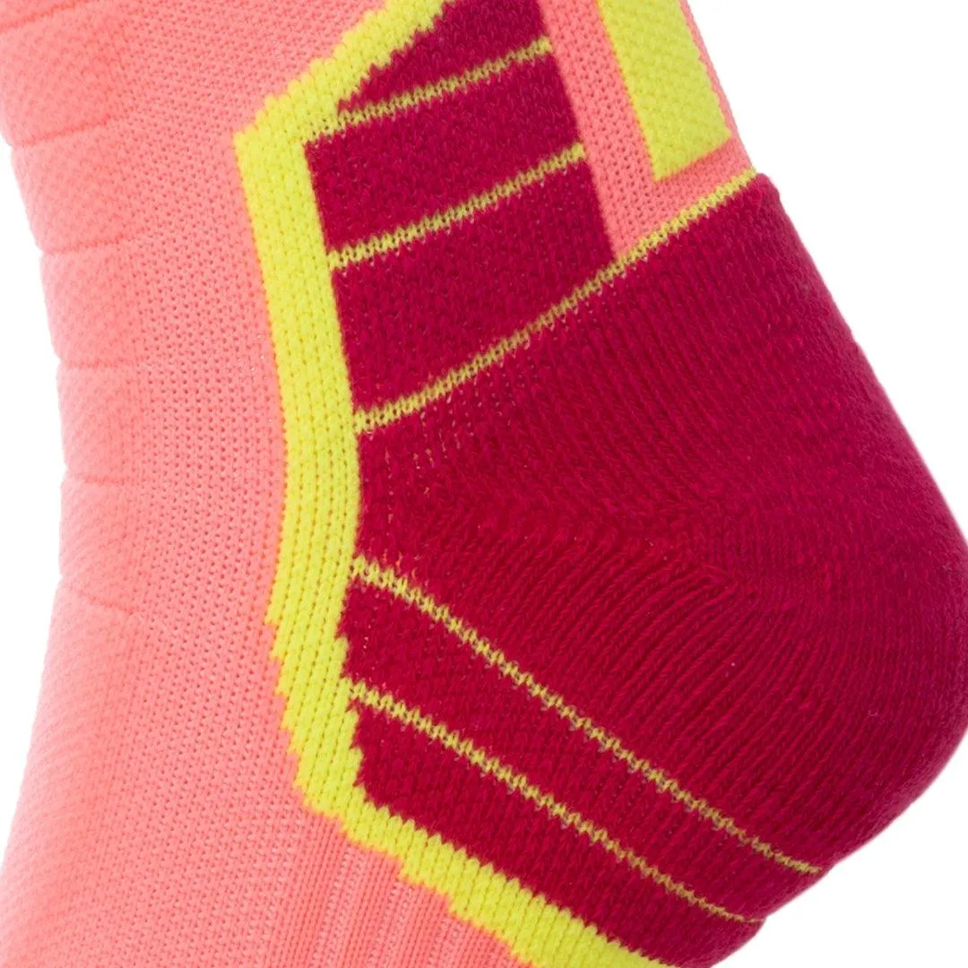 Women's Ride Soft Cycling Pink crew socks 2-packs