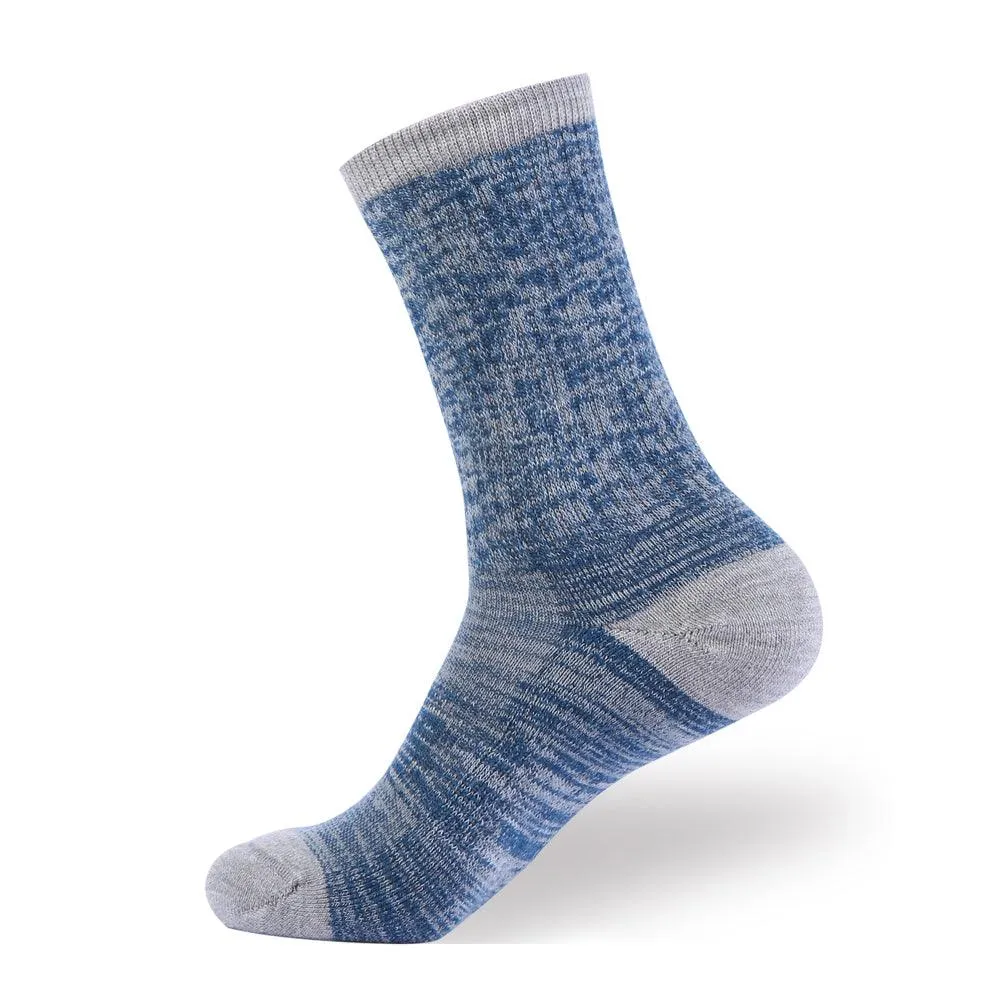 Women's Touch Wear Everyday Blue crew socks 4-packs