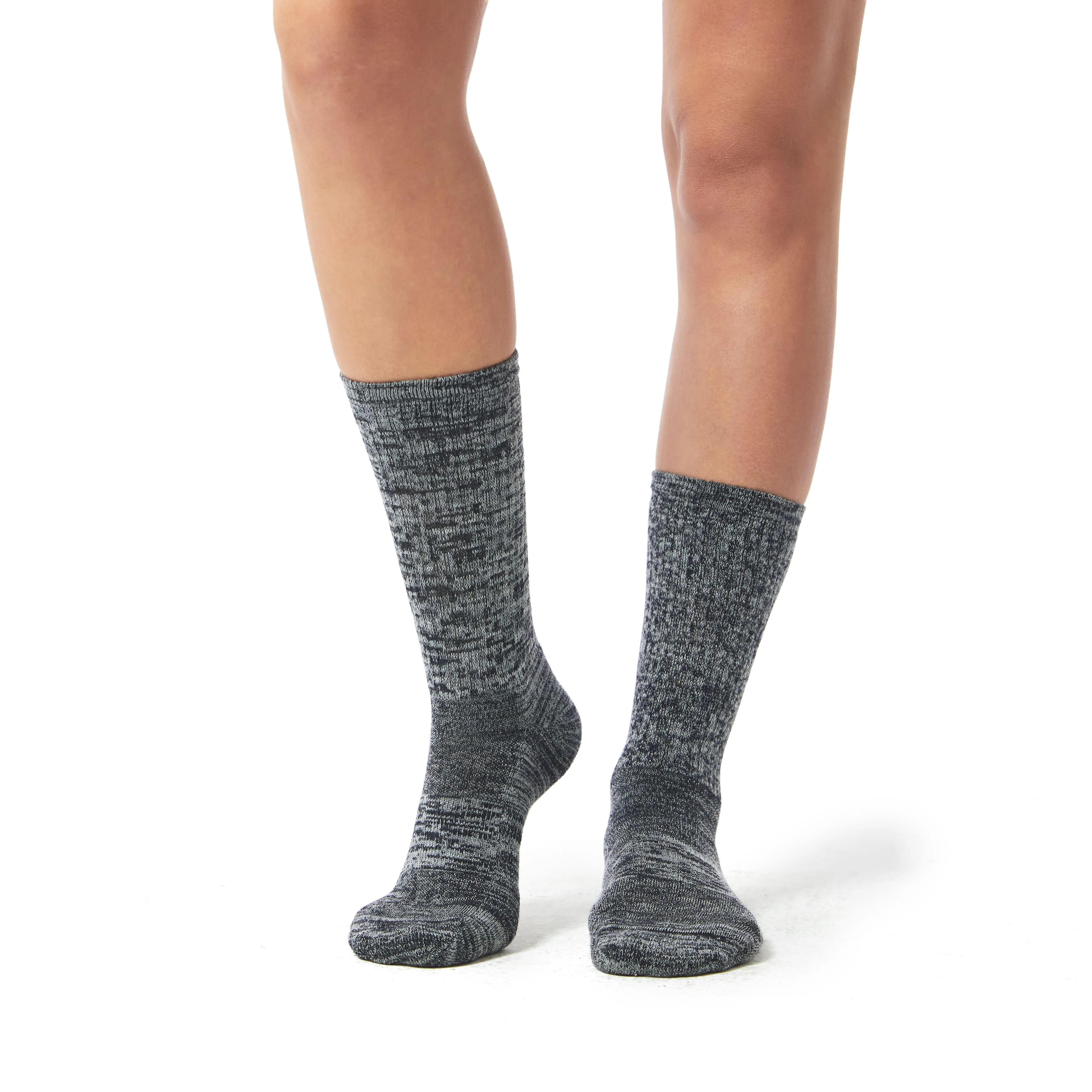 Women's Touch Wear Everyday Blue crew socks 4-packs