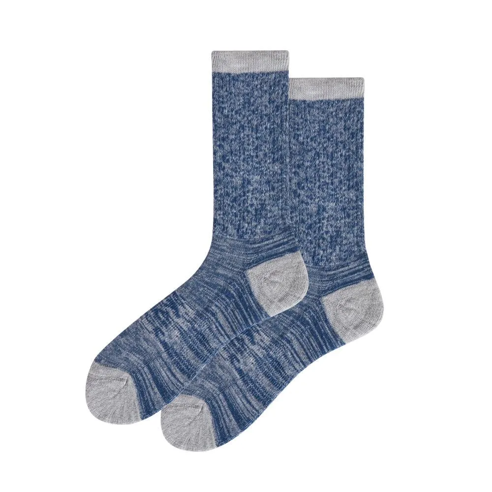 Women's Touch Wear Everyday Blue crew socks 4-packs