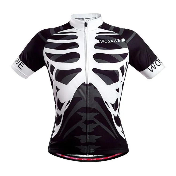 WOSAWE Bone White Short Sleeve Cycling Jersey Set